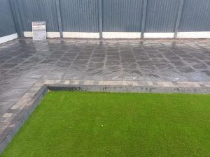 wigan garden renovation artificial grass 03